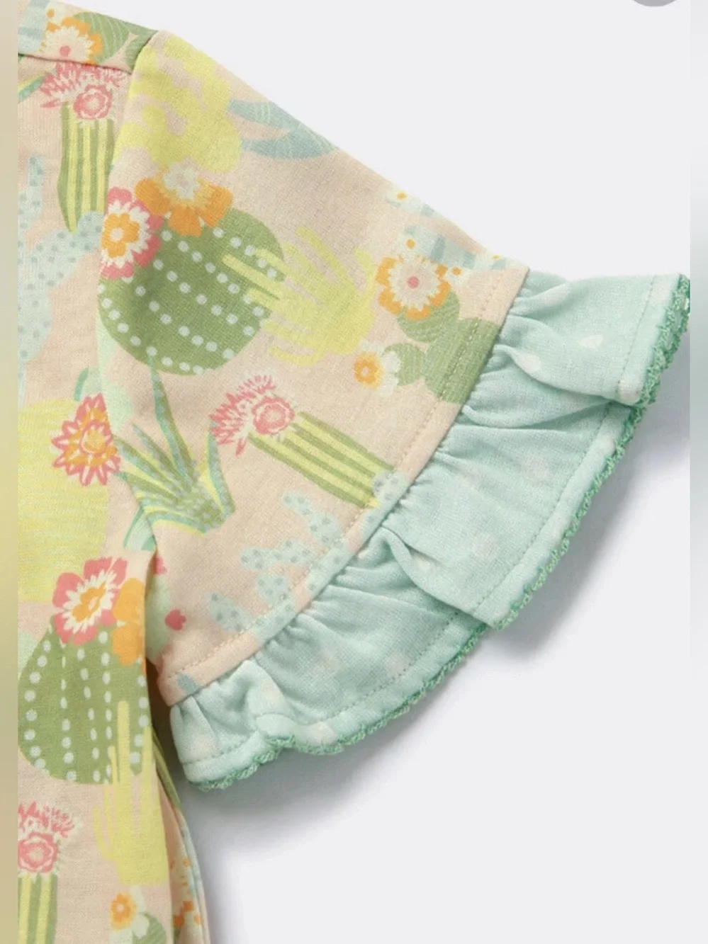Girls Matilda Jane Dream Chasers Sleeping Cactus PJ Top Size 10 No Shorts